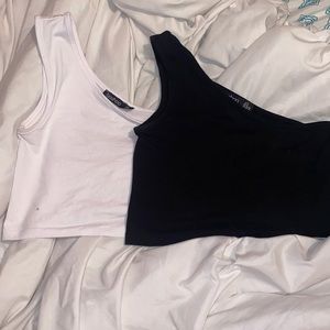 Bundle of Boohoo one shoulder tops